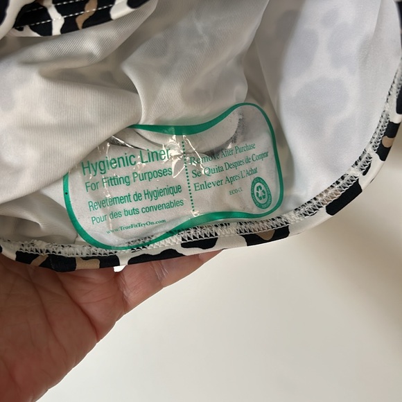 NWT Michael Kors Printed Lace Up Swimsuit - Picture 9 of 11